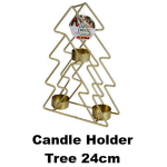 Christmas Tree Candle Holder - 24cm